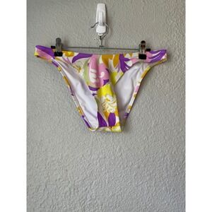 BCBG Generation Floral Bikini Bottoms Retro Swimwear‎ Medium